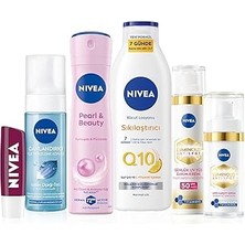 Uravas Store Çeyiz Seti, Vücut Losyonu 250ML,DUDAK Kremi,yüz Yıkama Köpüğü, Deodorant, Leke Karşıtı Krem ve Seru