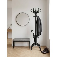 Kleinhaus Furniture Ahşap 8'li Tonet Askılık, Vintage Özel Tasarım Askılık (Değiştirilebilir Renk)