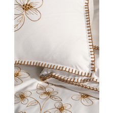 Uçkan Home %100 Pamuk Luxury Series Nakışlı Çift Kişilik Nevresim Seti