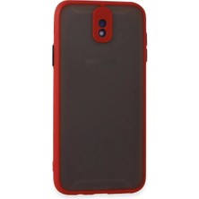 Uravas Store Galaxy J7 Pro / J730 Kılıf Montreal  Kapak - Kırmızı