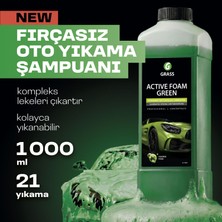 Grass Active Foam Green 1l Aktif Köpük Oto Şampuanı – Fırçasız Ön Yıkama, Yoğun Köpük, Güçlü Kir Çözücü