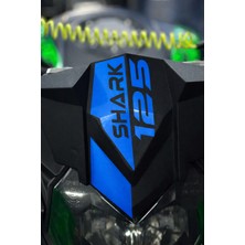 Banxtre Arora Shark 125 Için Tam Uyumlu Açık Mavi Renk Kafa Detay Sticker