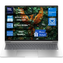 Hp Probook 4 G1I Aı Ultra 7 255U 32GB Ddr5 2tb SSD 16'' Wuxga (1920 x 1200)  300 Nits Windows 11HOME Taşınabilir Bilgisayar HCW5X1EAEX10