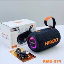 Husta Aksesuar Kimiso KMS-274 Rgb LED Işıklı Bluetooth Ses Bombası Güçlü Bas Taşınabilir Speaker
