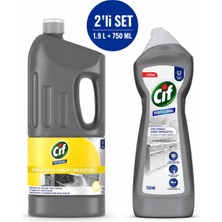 U-Pro Cif Krem Temizleyici 1.9 L + Krem Temizleyici 750 ml 2’li Set