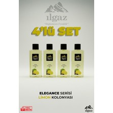 Ilgaz Limon Kolonyası 4'lü Set 80 Derece 400 ml | Elegance Series