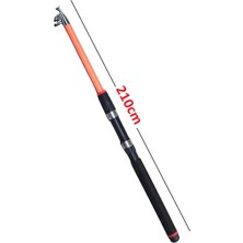 Oslo Dolphin 210cm 50-150gr- 4000 Spin Atçek Yemli Kıyı Çocuk Olta Takımı Seti