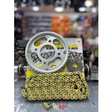 Hnda Cbf 150 Zincir Dişli Takım Sfr Oringli Gold Zincir 42T-15T -126 Bakla Arasmto