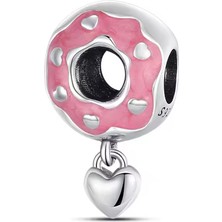 Fubena Kalp Sallantılı Donut Charm