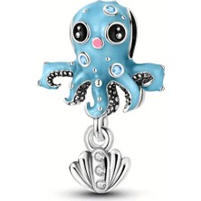 Fubena Istiridye Sallantılı Mavi Ahtapot Charm