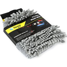 Spark ML7050 Microfiber Wash Mitt Çizik Önleyici ve Ergonomik Mikrofiber Yıkama Eldiveni