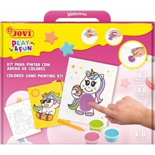 Jovi Jovı 2105 Play&fun Unıcorns Kum Boya Kiti