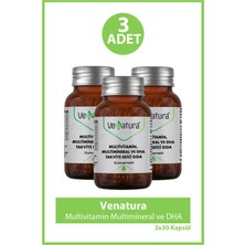 Venatura Multivitamin Multimineral ve Dha 30 Kapsül 3 Adet