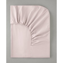 English Home Novella Premium Pamuk Dokulu King Size Lastikli Çarşaf 180x200 cm Toz Pembe