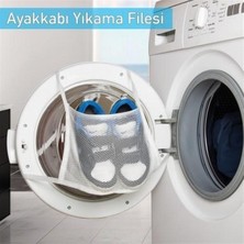 Larimar Pratik Çamaşır Makinesi Kapağa Bağlamalı Ayakkabı Yıkama Filesi (5177)