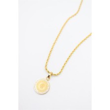 Royaleks Çeyrek Kolye - 60 cm - Altın — Renk: Altın