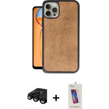 Marsilyan™- iPhone 15 Pro Kılıf Kıvılcım Işık Serisi - Siyah Joko 5d Cam + Raze Metal Kamera Lens - Sh