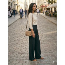 Bugga Palazzo Pantolon Oversize Orjinal Kesim