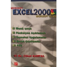 Kişisel Yayınlar Excel 2000 Microsoft Office    /    Menü  Sıralı * Fonksiyon Açıklam - Dr. Cihat Kartal - 2.el Kitap
