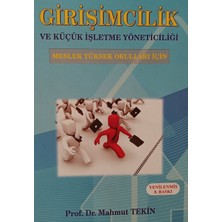 Kişisel Yayınlar Girişimcilik ve Küçük Işletme Yöneticiliği Meslek Yüksel Okulları Için - - Mahmut Tekin - 2.el Kitap
