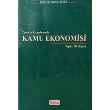 Kişisel Yayınlar Teori ve Uygulamada Kamu Ekonomisi - Orhan Şener - 2.el Kitap