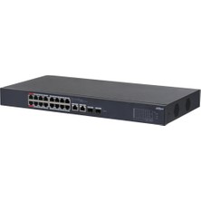 Starseven Dahua CS4218-16ET-135, 16PORT, Megabit, Poe 135W, 2 Port Sfp Gigabit Combo, Cloud Yönetilebilir, Sw