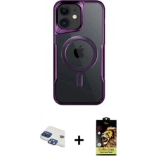 Marsilyan™- iPhone 11 Kılıf Yadigar Klasik Özel Seri - Siyah Buffer Cam Ekran Koruyucu + Pers Alüminyum Kamera Lens - Lt
