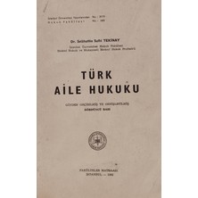 Kişisel Yayınlar Türk Aile Hukuku - Gözden Geçirilmiş ve Genişletilmiş - Selahattin Sulhi Tekinay - 2.el Kitap