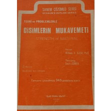 Kişisel Yayınlar Teori ve Problemlerle Cisimlerin Mukavemeti Strength Of Material - William A. Nash - 2.el Kitap