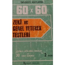 Kişisel Yayınlar Üniversite Adaylarına 60X60 Zeka ve Genel Yetenek Testleri - 2.el Kitap