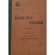 Kişisel Yayınlar Elektro Teknik - Sıtkı Baykara - 2.el Kitap