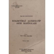 Kişisel Yayınlar Kolektörlü Alternatif Akım Makinaları - Osman Ikizli - 2.el Kitap