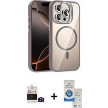 Marsilyan™- iPhone 14 Pro Max Kılıf Yadigar Asil Koleksiyonu - Şeffaf Royal Nano Ekran Koruyucu + Bilvis Titan Kamera Lens - Sh