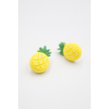 Royaleks Ananas Hamur Küpe - ÇOK RENKLİ — Renk: ÇOK RENKLİ