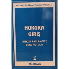 Kişisel Yayınlar Hukuka Giriş - Hasan Tahsin Fendoğlu - 2.el Kitap