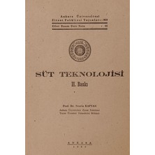 Kişisel Yayınlar Süt Teknolojisi - Nesrin Kaptan - 2.el Kitap