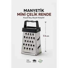 Van Vleck Mini Magnetli Rende – Manyetik Mini Sarımsak, Zencefil ve Sebze Rendesi Aparatı