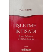 Kişisel Yayınlar Işletme Iktisadı - Yasin Çoban - 2.el Kitap