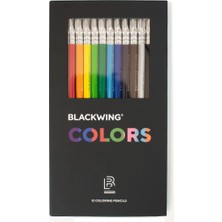 Palomino Blackwing New Collection Colors Silgili Ahşap Gövdeli 12'li Kalem Seti