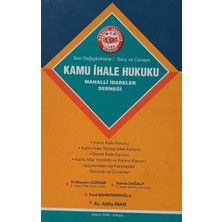 Kişisel Yayınlar Kamu Ihale Hukuku Mahalli Idareler Dernegi - H. Gürhan-N. Dağalp-V.şahbenderoğlu-A. I - 2.el Kitap