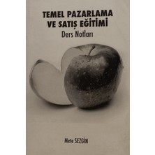 Kişisel Yayınlar Temel Pazarlama ve Satış Eğitimi Ders Notları - Mete Sezgin - 2.el Kitap
