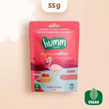 Aslanoğlu Store Mey Ithalat® Organik Vegan Çilekli Kurabiye 55 gr