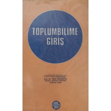 Kişisel Yayınlar Toplumbilime Giriş - Özer Ozankaya - 2.el Kitap