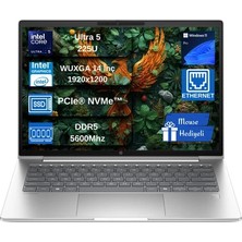 Hp Probook 4 G1I Aı Intel® Core Ultra 5 225U 32GB Ddr5 1tb SSD 14" Wuxga (1920 x 1200) IPS 300 Nits Windows 11PRO Taşınabilir Bilgisayar WD36SWETEX09