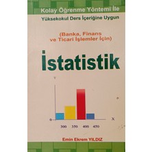 Kişisel Yayınlar Banka, Finans ve Ticari Işlemler Için Istatistik - Emin Ekrem Yıldız - 2.el Kitap