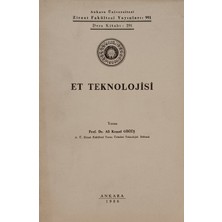 Kişisel Yayınlar Et Teknolojisi - Ali Kemal Göğüş - 2.el Kitap