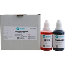 Gündüz Kimya Eosin Nigrosin Sperm Canlılık Test Kiti | Sperm Vitality | 50 ml Set
