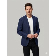 Centilmen Mcr Erkek Keten Görünümlü Slim Fit Blazer Ceket 41491
