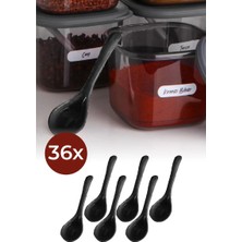 Vienev 36'lı Baharat Kaşığı Siyah