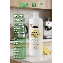 OBST Kolay Temizlik İçin Sıvı Limon Tuzu Mutfak Banyo Tuvalet Doğal Temizlik 1 Litre